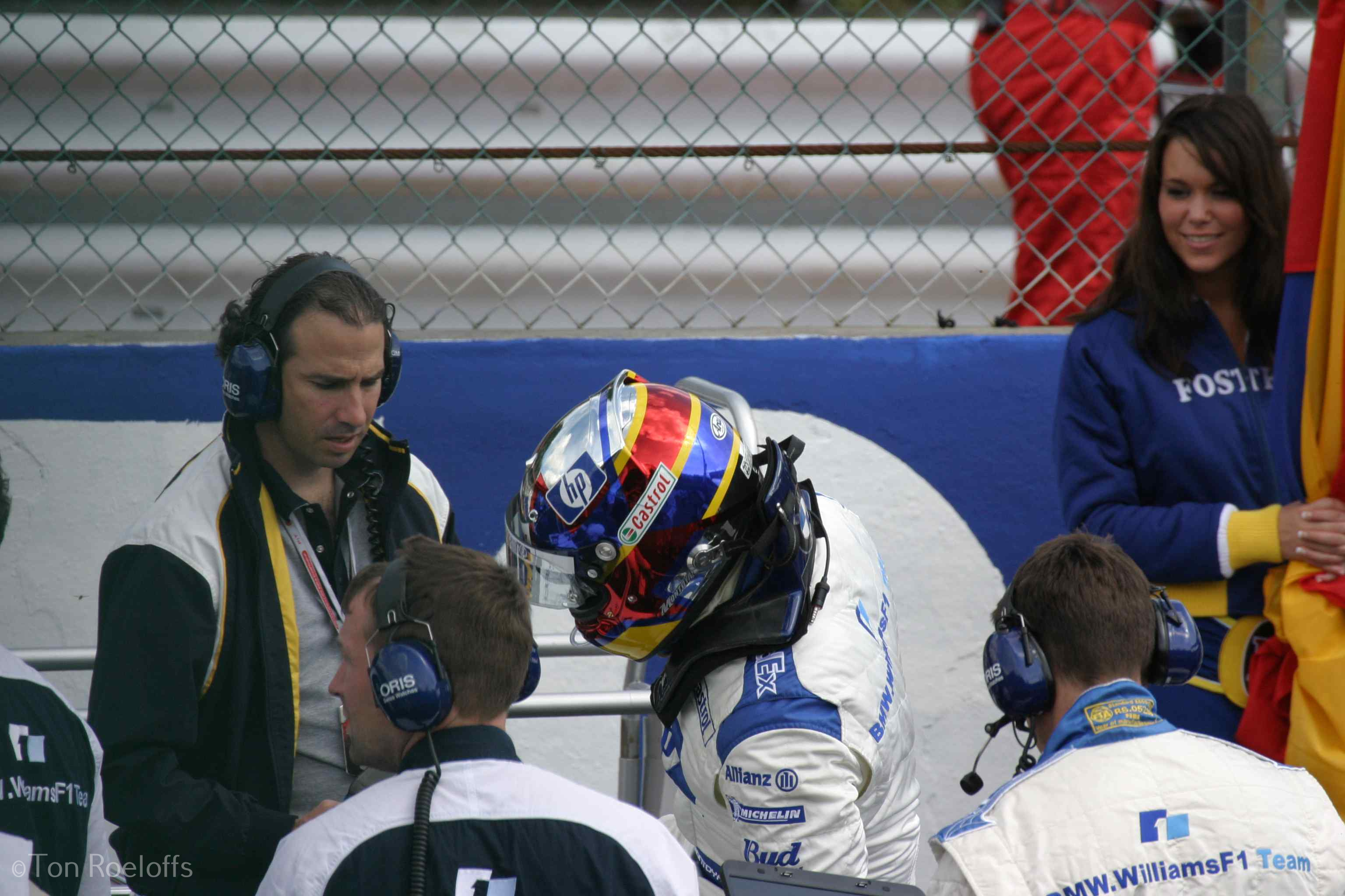 Verstappen pitbox